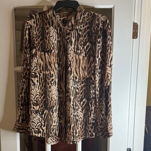 INC International Concepts Animal Print Top